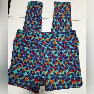 LuLaRoe Gray and Cream Leggings